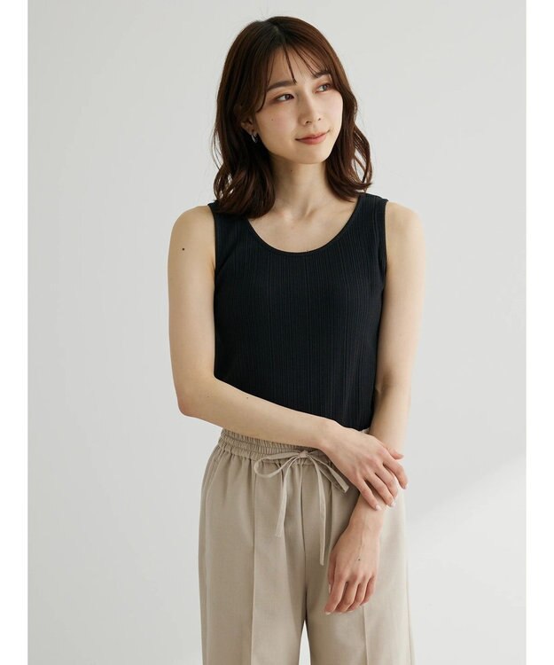 Green Parks 前後２ｗａｙリブタンク Black