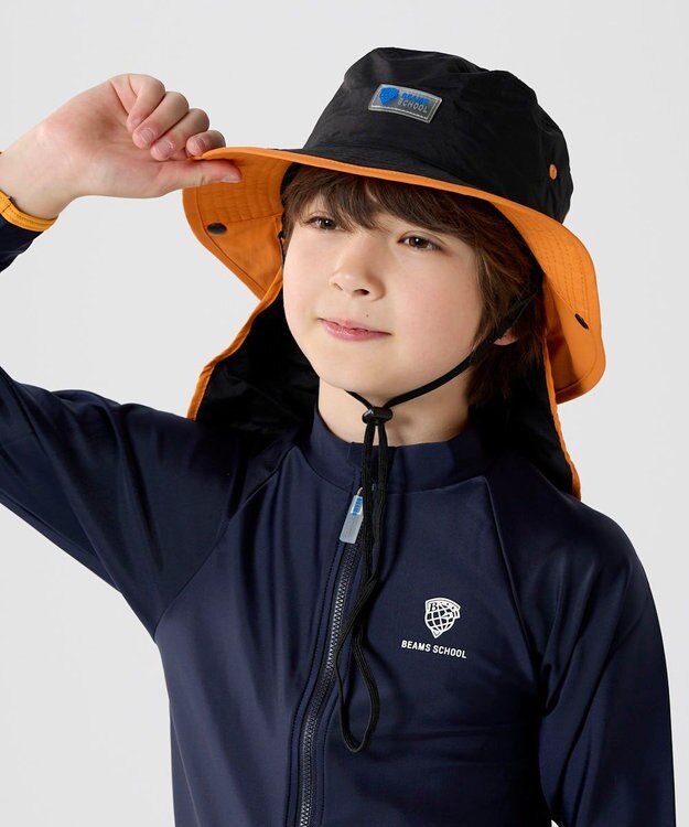BEAMS SCHOOL マリンハット キッズ ブラック