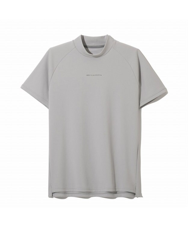 ZERO HALLIBURTON 【吸水速乾・抗菌防臭】 モックネックTシャツ ZHG-M5S5a 82949 シルバーグレー