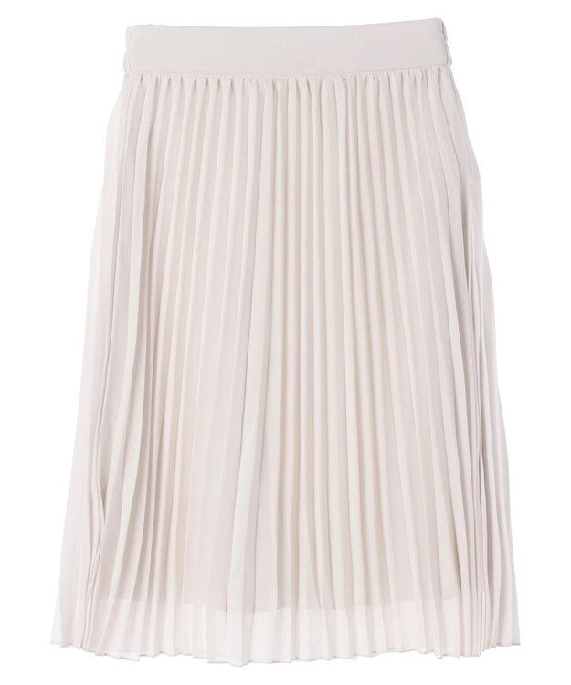 earth music&ecology すきな丈シフォンプリーツスカート Ivory