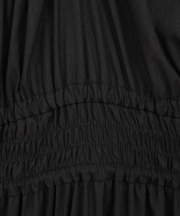 earth music&ecology ドロストシャーリングキャミワンピース Black