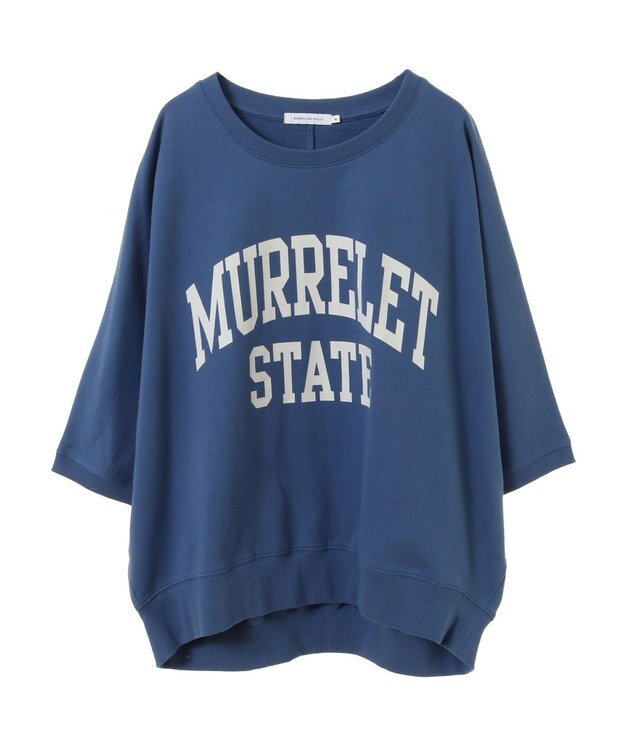 AMERICAN HOLIC ドルマンミニ裏毛プルオーバー① Blue