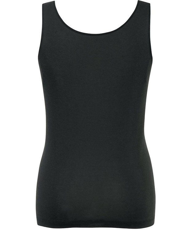 Wing インナー 【綿の贅沢オーガニック】 オーガニックコットン混素材 薄くて軽い ノースリーブ EL1156 ウイング／ワコール ブラック