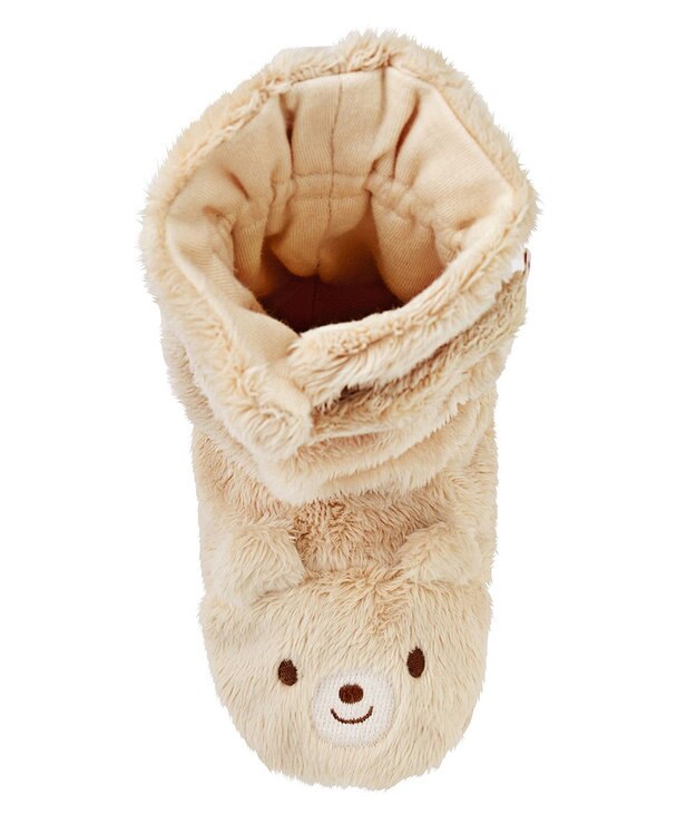 MIKI HOUSE HOT BISCUITS 【ミキハウス】【12cm】 マイクロファー ロングブーティ ベージュ