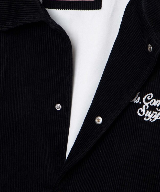 WEGO ヴィンテージコーデュロイスタジャン ブラック