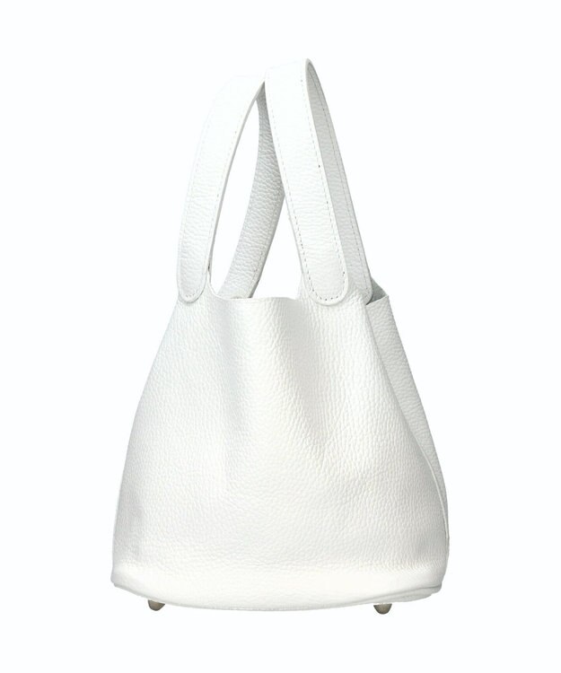 INTER-CHAUSSURES 【ANDREA CARDONE】レザーバケットバッグ ホワイト