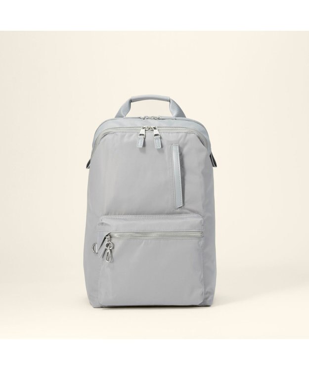 ACE BAGS & LUGGAGE 【雑誌掲載】W&.Day/Night ポッケス スリムリュック A4サイズ 13.3インチPC収納 15276 ダブルアンドデイナイト マザーズバッグ ライトグレー
