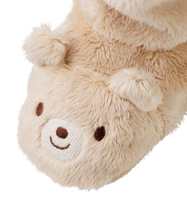 MIKI HOUSE HOT BISCUITS 【ミキハウス】【12cm】 マイクロファー ロングブーティ ベージュ