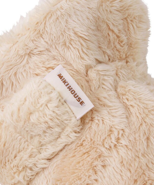 MIKI HOUSE HOT BISCUITS 【ミキハウス】【12cm】 マイクロファー ロングブーティ ベージュ