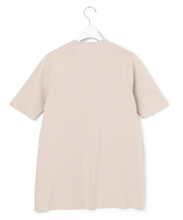 23区 【洗える】コットンポリエステル 半袖 ニット ベージュ系