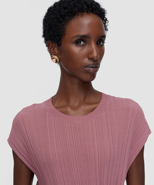 JOSEPH ニットプリッセ トップス Musk