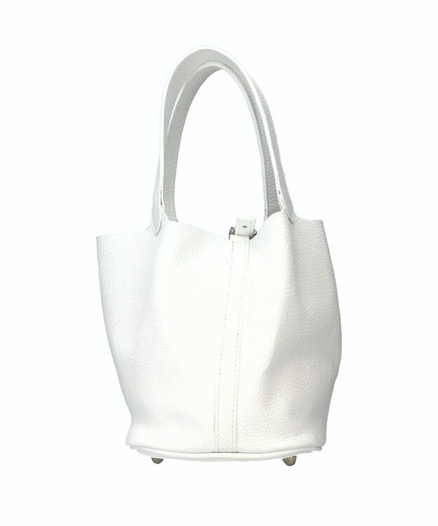 INTER-CHAUSSURES 【ANDREA CARDONE】レザーバケットバッグ ホワイト