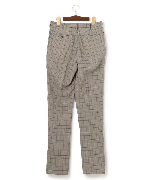 J.PRESS MEN 【J.PRESS BASIC】ペピンメリノコンフォート ストレッチブラウン グレナカートチェック スラックス ブラウン系4