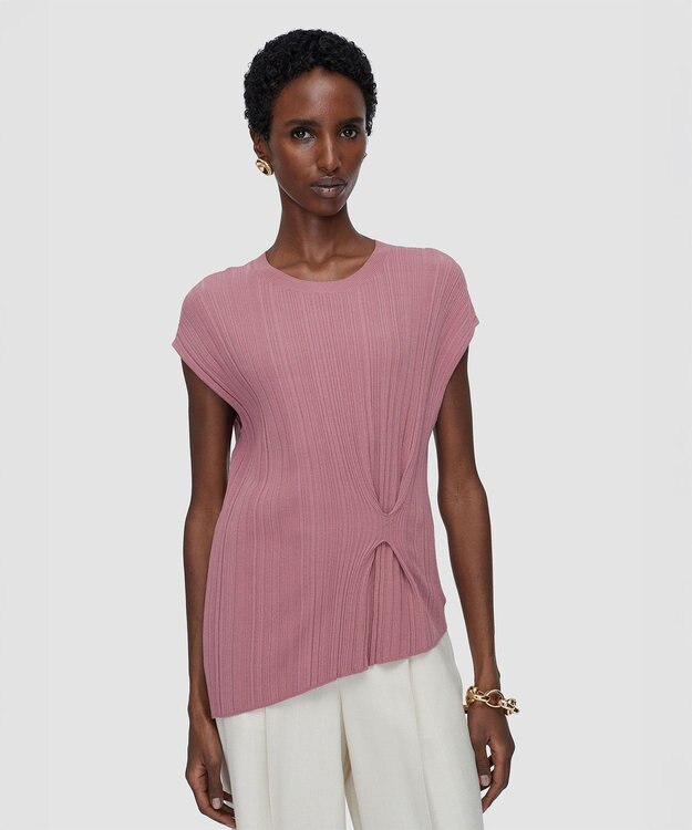 JOSEPH ニットプリッセ トップス Musk