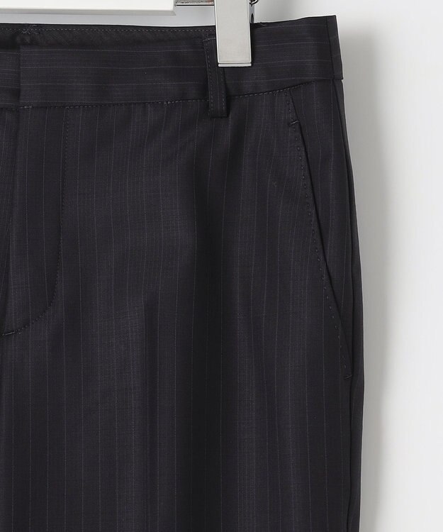 23区 S 【セットアップ対応】ファインネスウール テーパード パンツ ネイビー系1