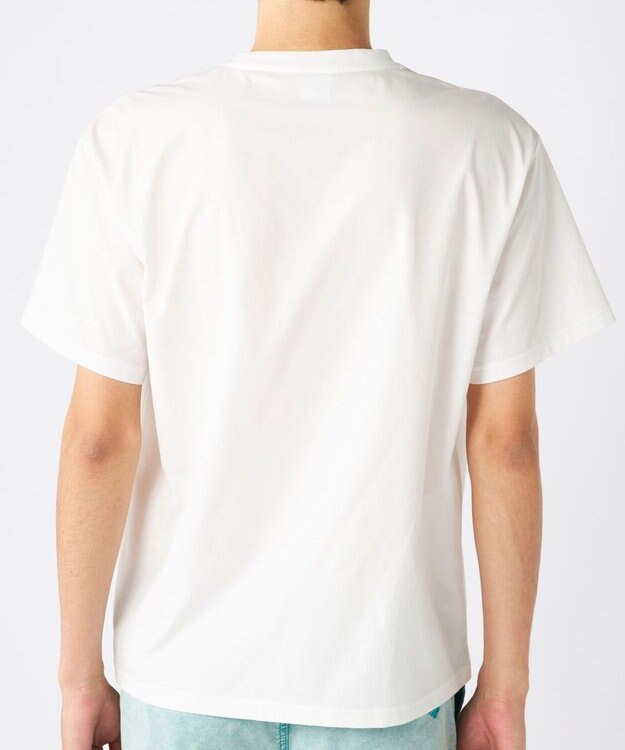 OP／FILA 【Ocean Pacific】オリジナルロゴTシャツ ホワイト×ブルー