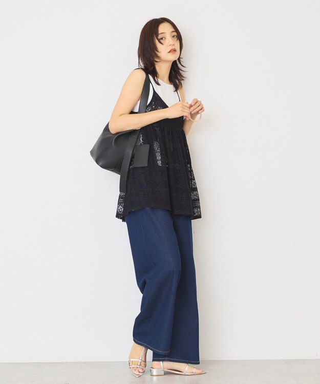 AMERICAN HOLIC 【3点セット】ワンハンドルバケツトート+ポーチ Black