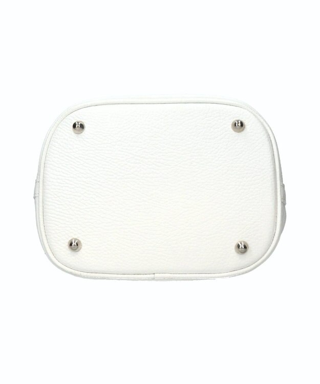 INTER-CHAUSSURES 【ANDREA CARDONE】レザーバケットバッグ ホワイト