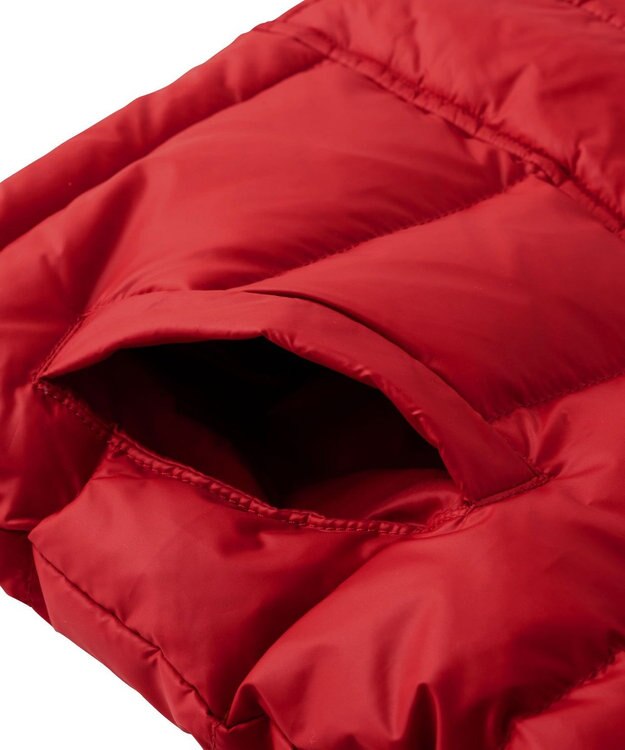 MIKI HOUSE HOT BISCUITS 【80-130cm】 ダウンジャケット コーラルレッド