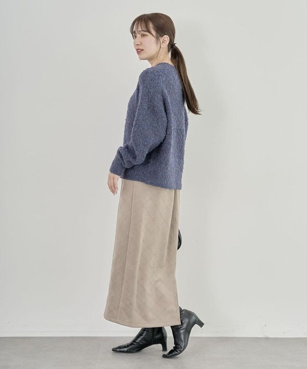 Green Parks ブークレニットプルオーバー Navy