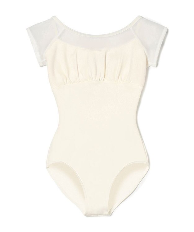 Chacott フレンチスリーブレオタード オフホワイト