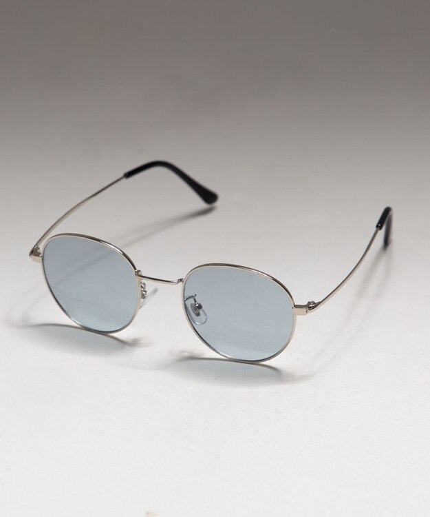 WEGO メタルフレームカラーレンズサングラス 柄2