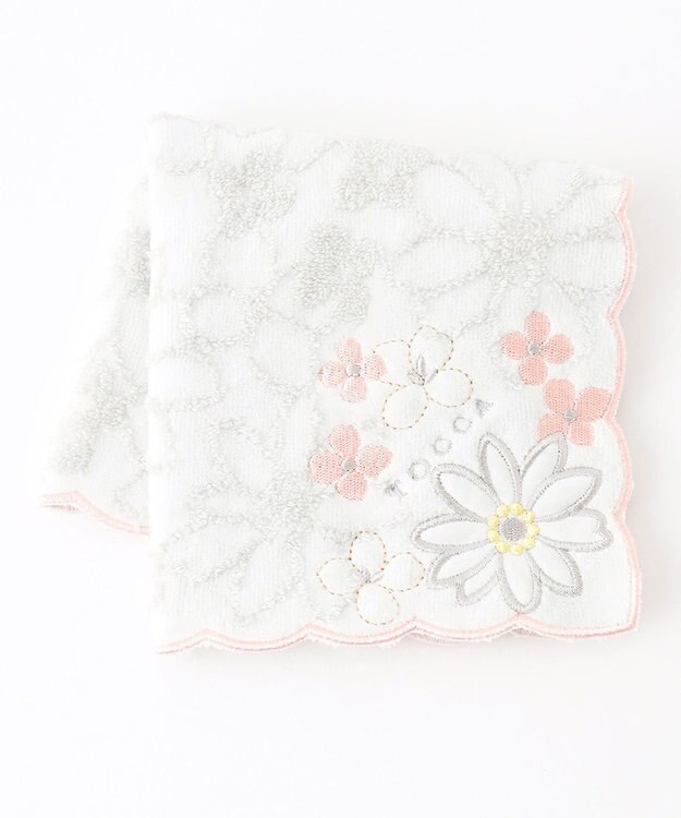 TOCCA 【TOWEL COLLECTION】DAISY GARDEN TOWELCHIEF タオルチーフ ホワイト系