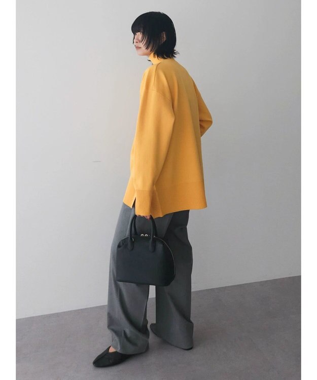 Green Parks かるい　ニットチュニック Yellow