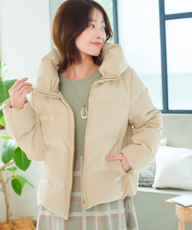 Tiaclasse 【安田美沙子さん着用・新色追加】シームレスダウンコート ベージュ