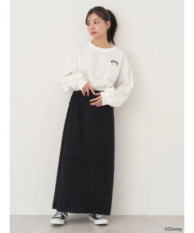 earth music&ecology Ｄｉｓｎｅｙ／覗きルシファーポケットロンＴ White