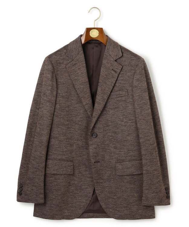 J.PRESS MEN 快適さとエレガンスを纏う【セットアップ対応 / ストレッチ】SOFAニット ハイグレードジャージー ジャケット ブラウン系8
