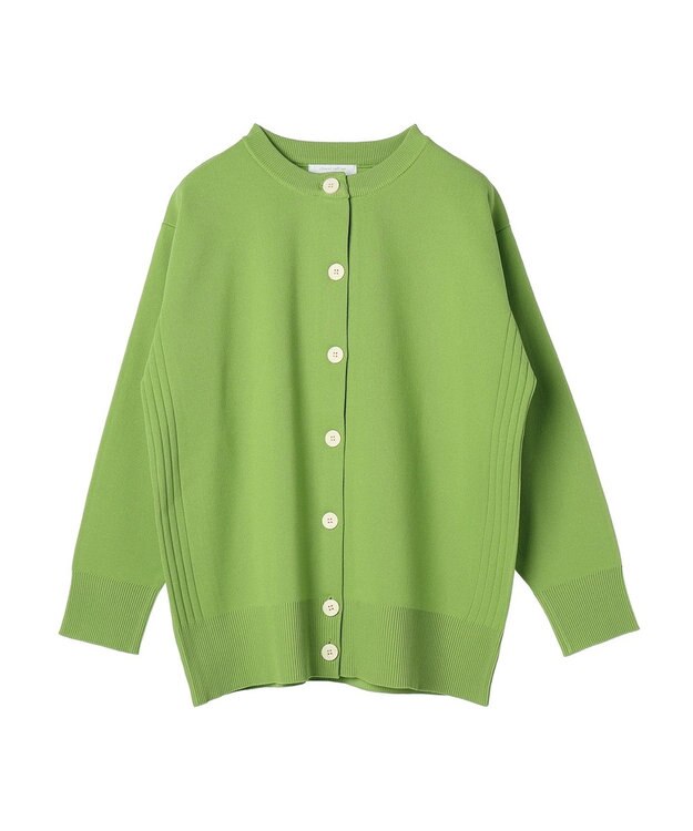 Green Parks かるい クルーネックカーディガン Green