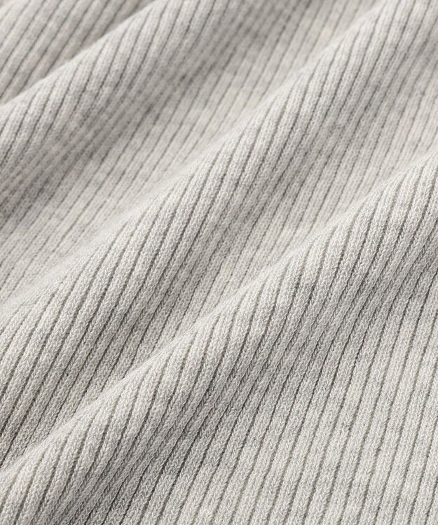 earth music&ecology サイドメローリブニットスカート Gray Mixture