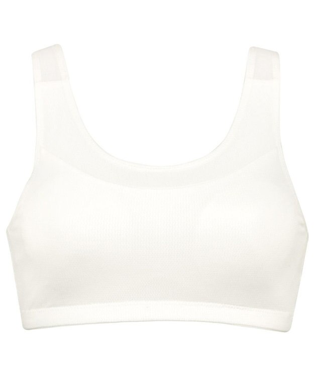 Wing ジュニア スポーツブラ Wing Teen よく伸びる生地で動きやすい 【ねおスポブラ】 【STEP3 まるみをおびてきた胸に】 小学生 中学生 ノンワイヤー 部活 RB2430 ウイング／ワコール アイボリー