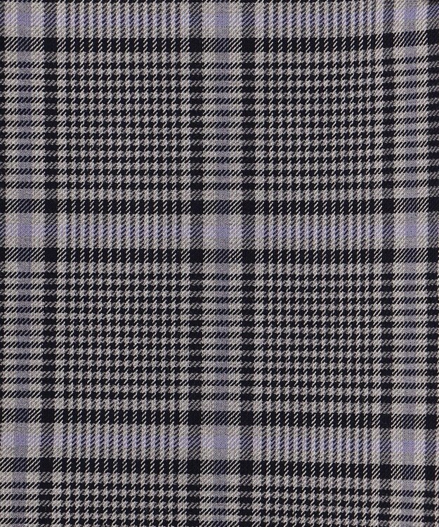 ANY SIS 【美人百花10月号掲載】リバーシブルチェックラップ ワンピース ネイビーチェック×ネイビー