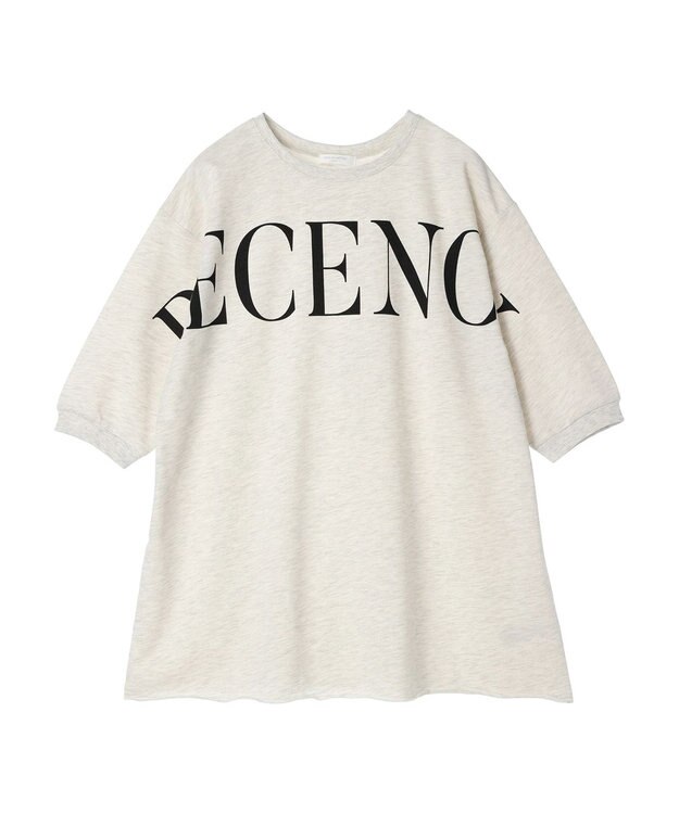 Green Parks ミニ裏毛ＢＩＧロゴチュニック Oatmeal