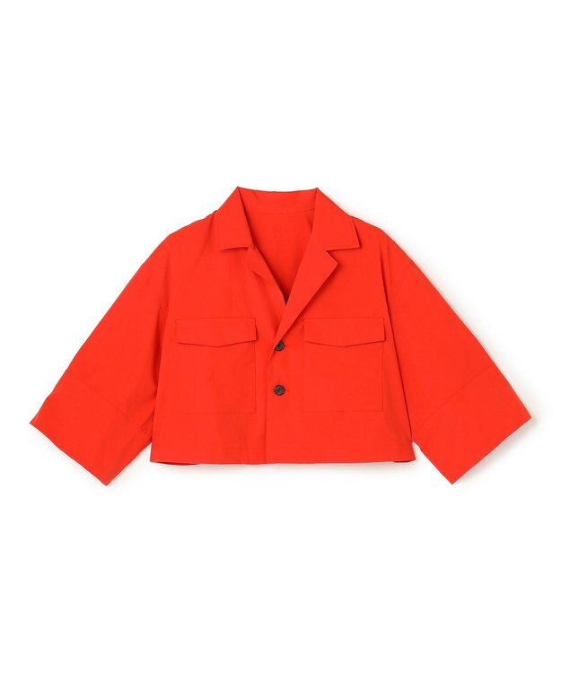 uncrave クールタッチカラータイプライター シャツジャケット スカーレット