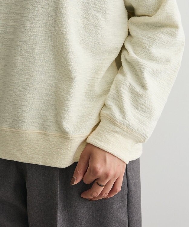 CRAFT STANDARD BOUTIQUE スタンドネックデザインプルオーバー Light Yellow