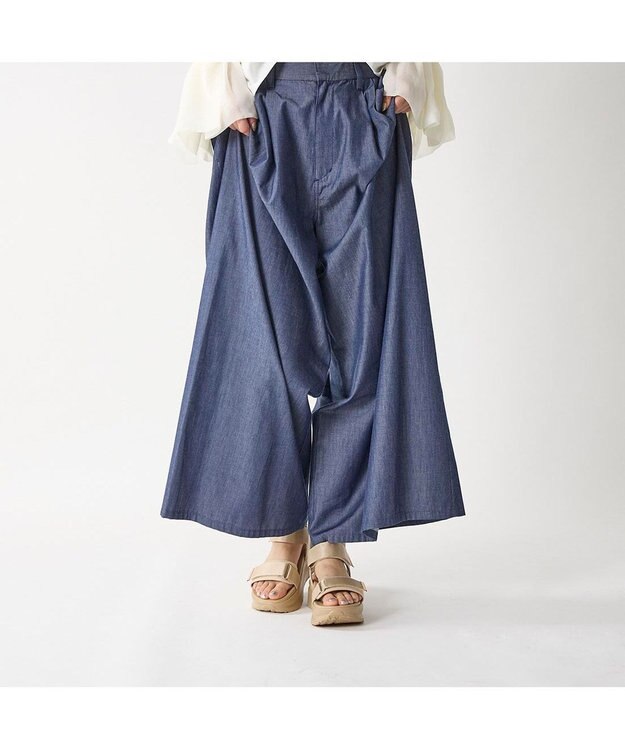 MODE ET JACOMO <noyau>厚底サテンベルクロスポーツサンダル ベージュ