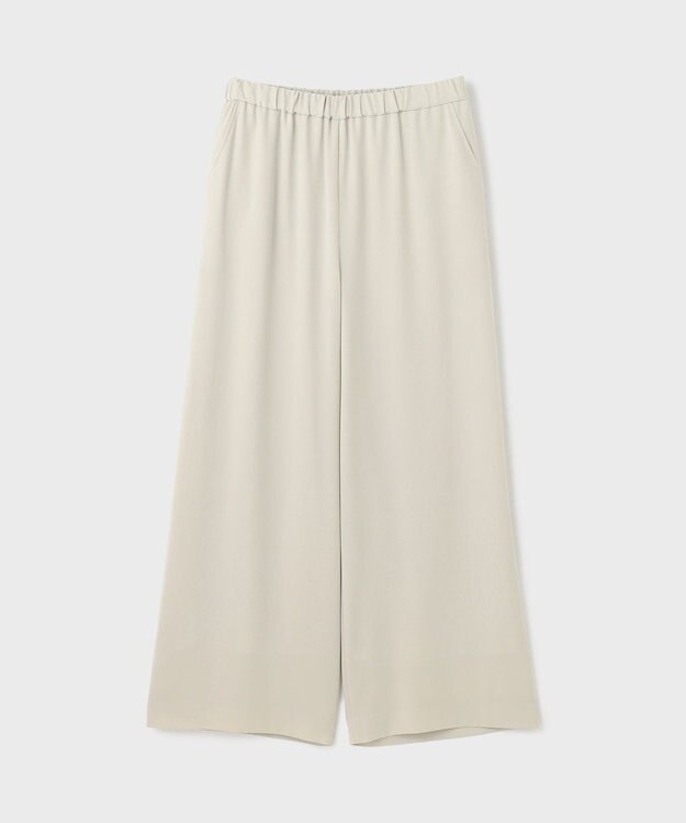 GRACE CONTINENTAL サテンワイドパンツ ライトグリーン