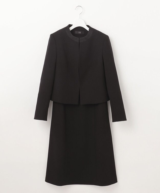 自由区 FORMAL 【ウォッシャブル対応】ウォッシャブルドビーアンサンブル ブラック系