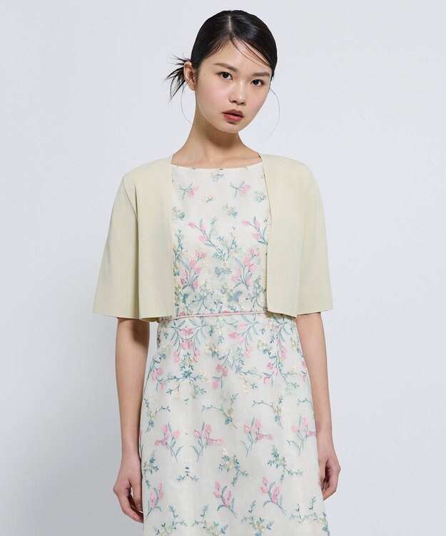 TOCCA 【松木育未さん着用】CREPE BOLERO ボレロ イエロー系