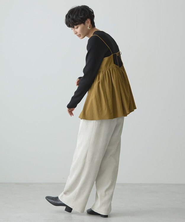 AMERICAN HOLIC ティアードキャミソール Camel