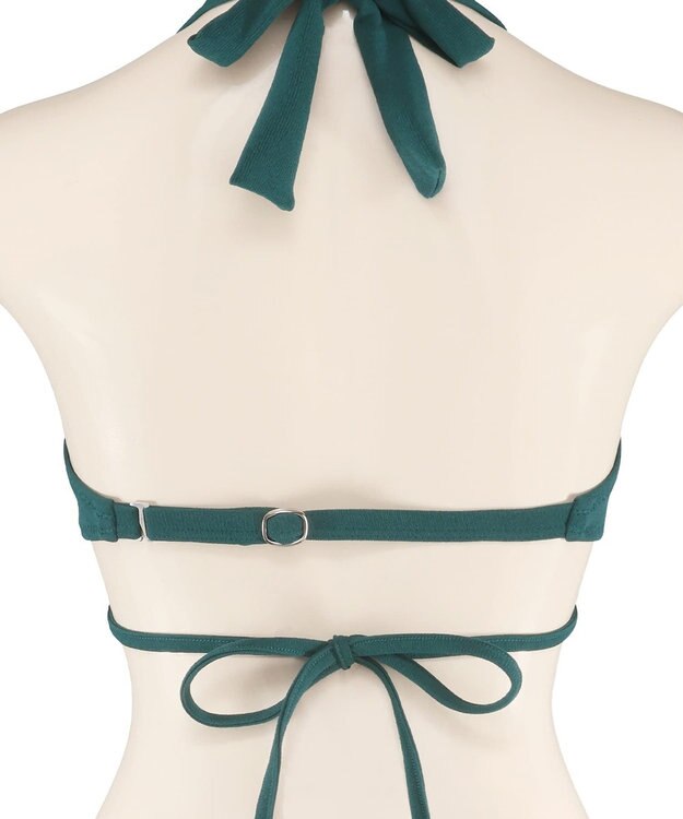 San-ai Resort（三愛水着楽園） 【San-ai Resort×PEACH　JOHNコラボ】【ナイスバディ水着】カシュクールワイヤービキニ　9M・11L　【San-ai Resort（サンアイリゾート）】 グリーン