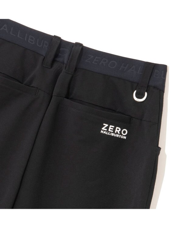 ZERO HALLIBURTON サマーシアサッカーパンツ 82838 W4S7aレディースゴルフ ブラック