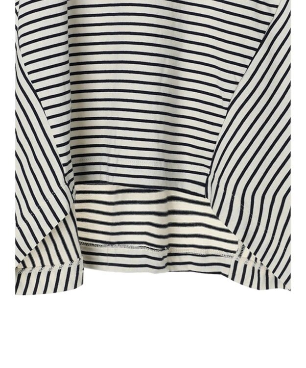 AMERICAN HOLIC ドルマン変形カットプルオーバー Border Navy