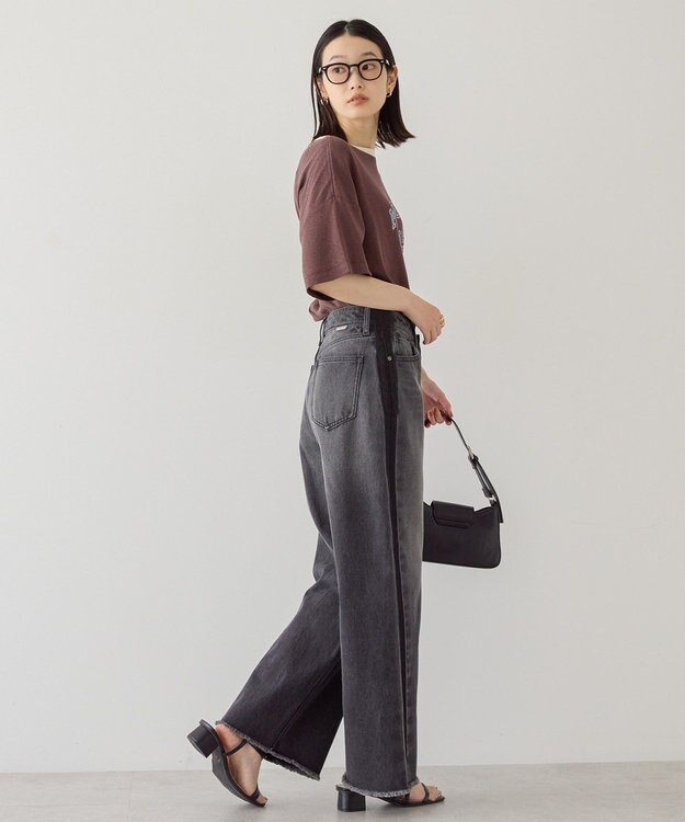 AMERICAN HOLIC サイドラインデニム Gray