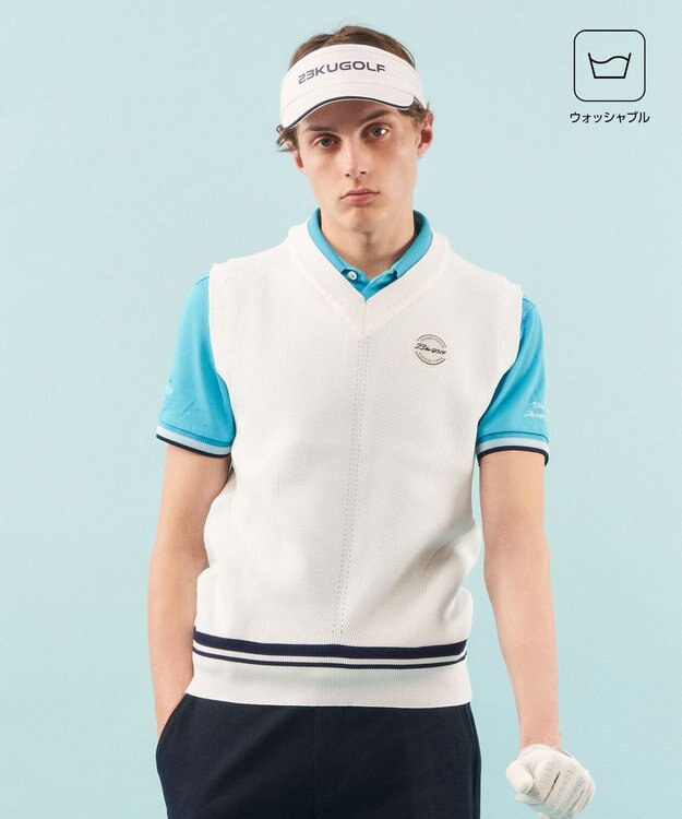 【MEN】【ウォッシャブル】ニット ベスト / 23区GOLF | ファッション通販 【公式通販】オンワード・クローゼット