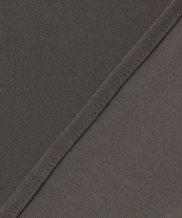 23区 【洗える/好評につき新色追加】ストレッチジョーゼットリブコンビ レイヤー カットソー グレー系