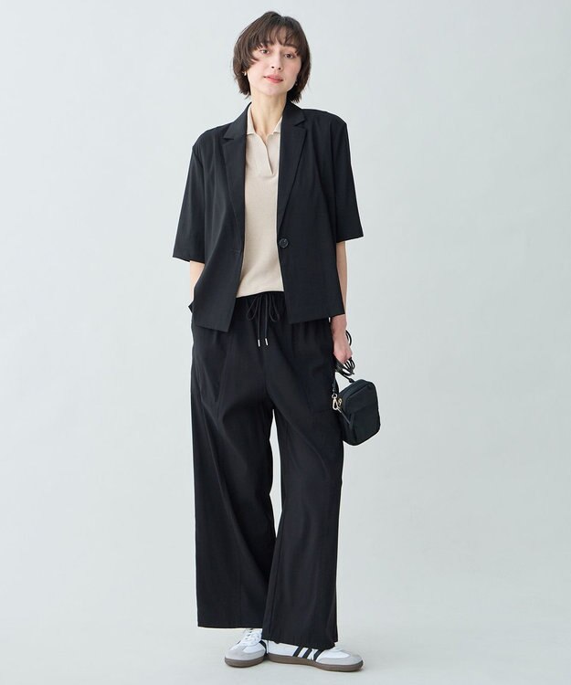 ANY L 7daysデイリーリラックスパンツ ブラック